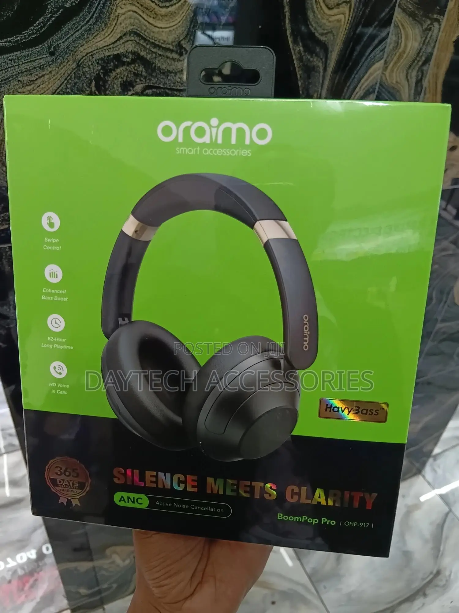 Oraimo Boompop Pro Ohp-917 Hybrid Anc Over the Ear Headphones