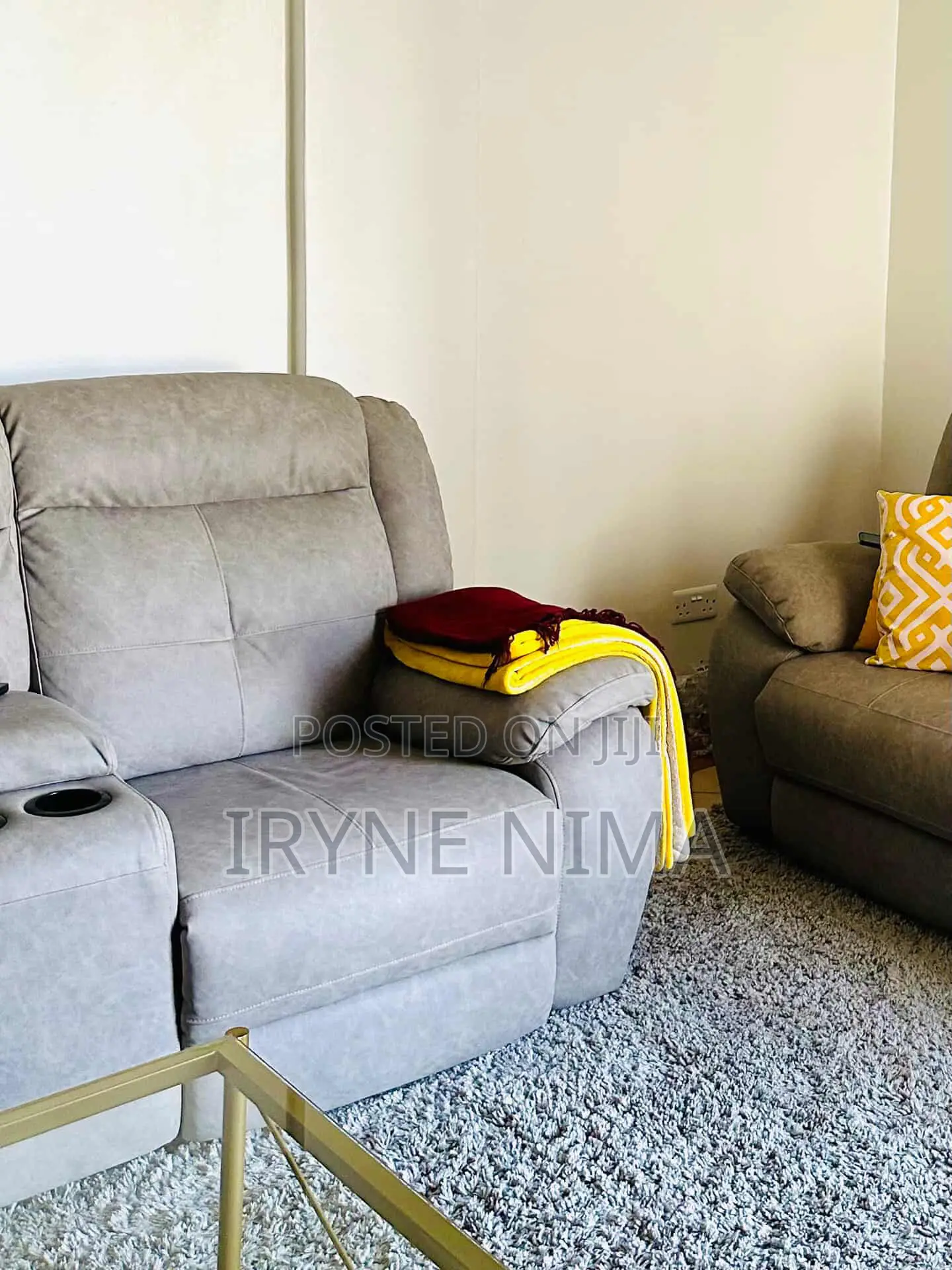 Luxury 5-Seater Recliner Sofa Set for Sale