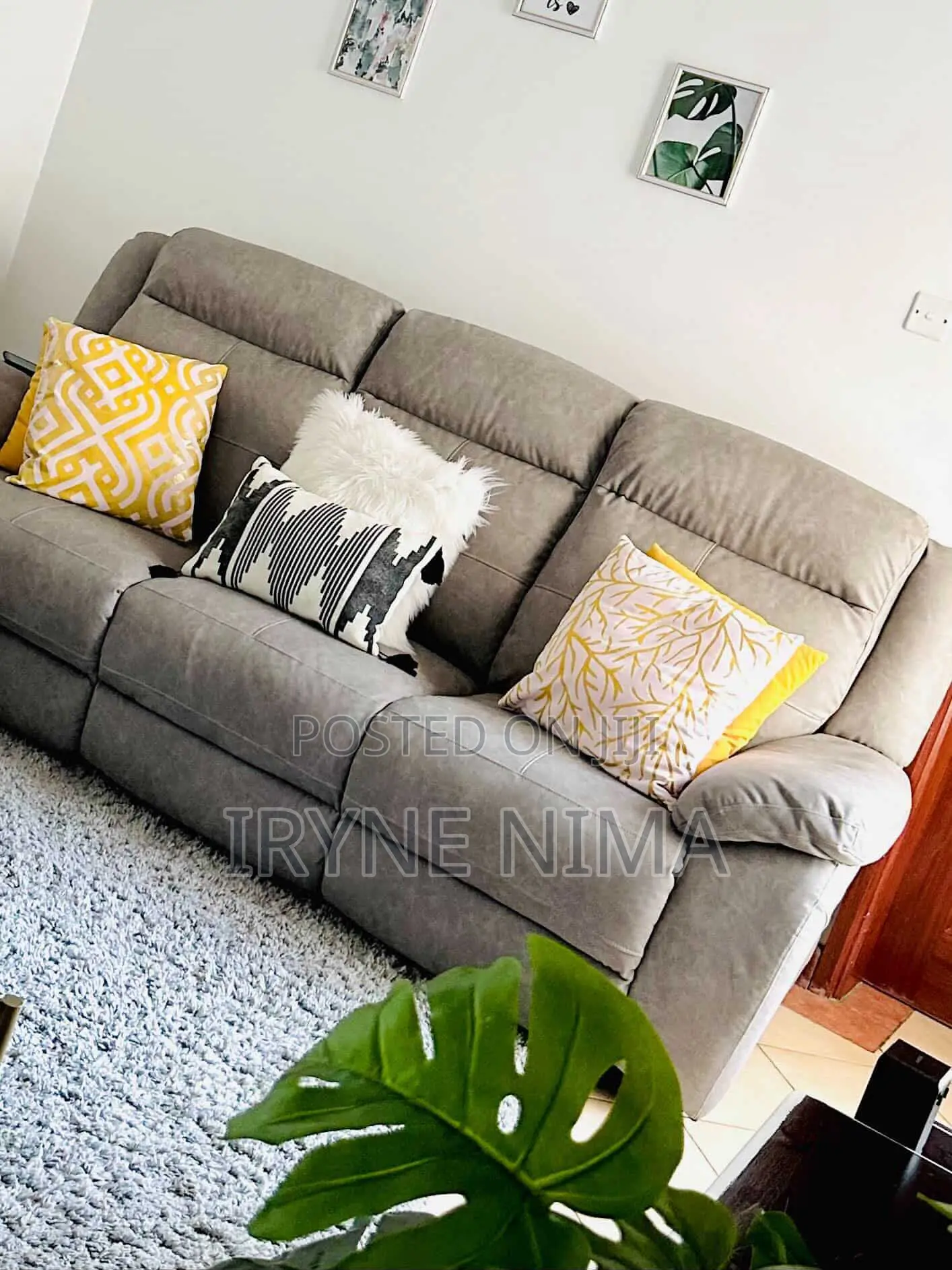 Luxury 5-Seater Recliner Sofa Set for Sale