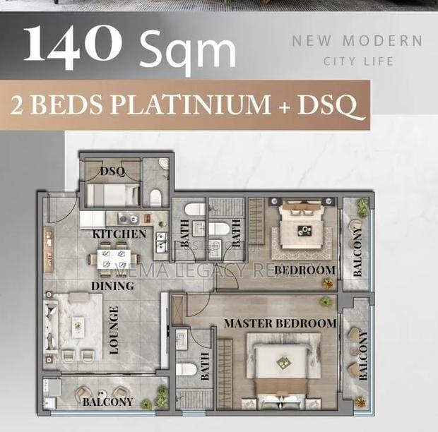 2bdrm Apartment in Nairobi Central for sale