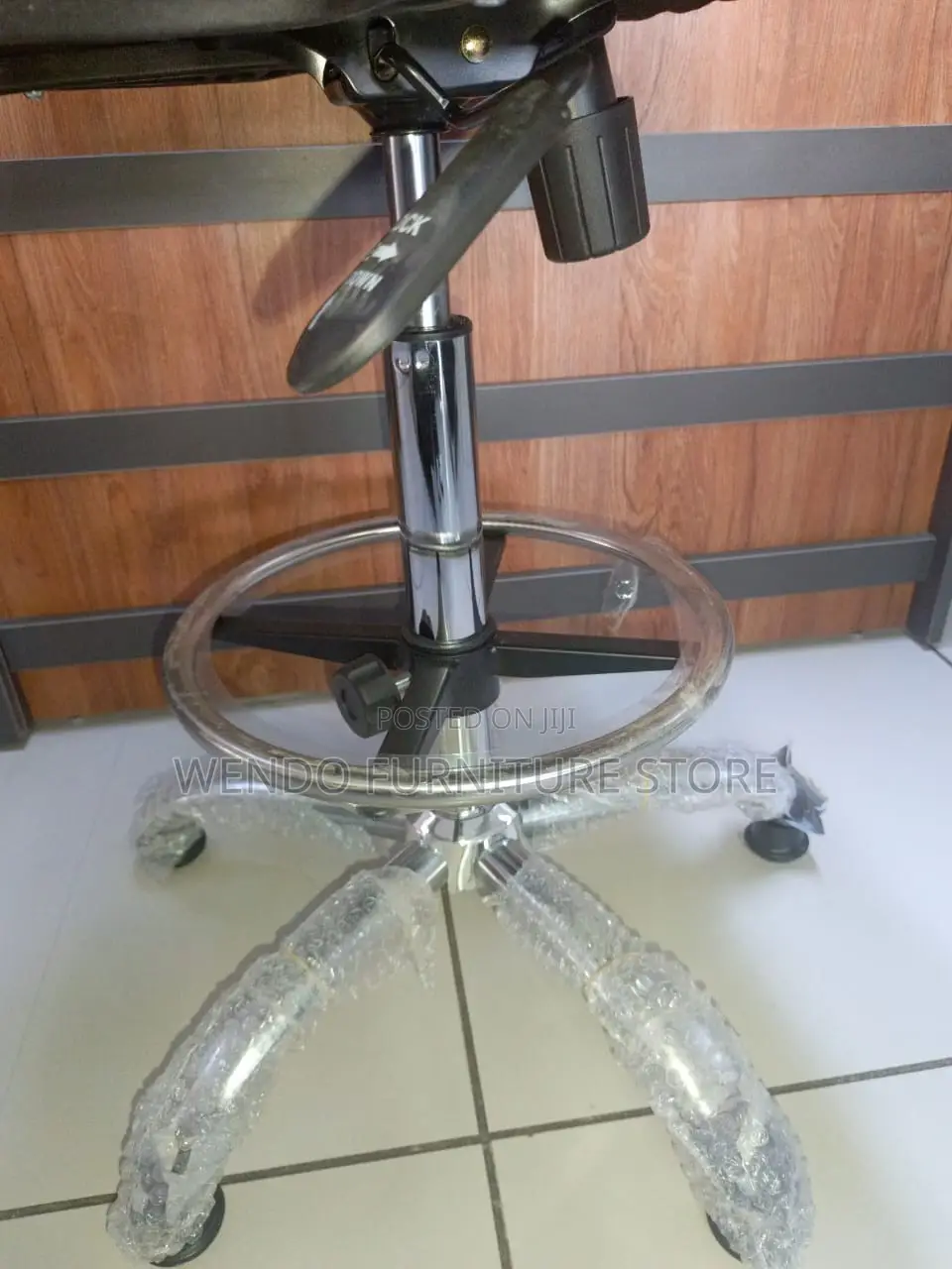 Office Chair : Digo Mesh Cashier Office Chair -Adjustable Foot Ring.