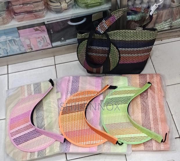 Straw Bags And Matching Summer Hat - thumbnail 3