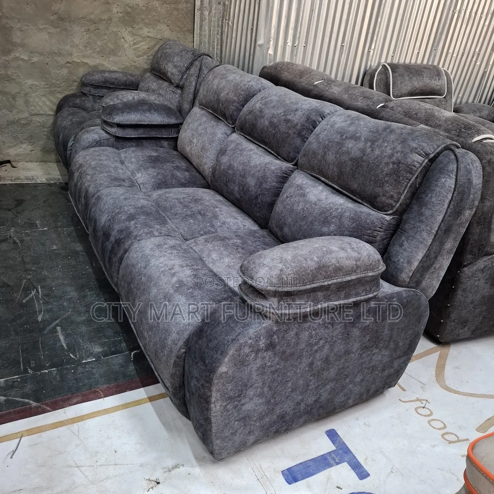 Deep-Seat Modern 3-Seater Semi-Recliner Sofas Offers 