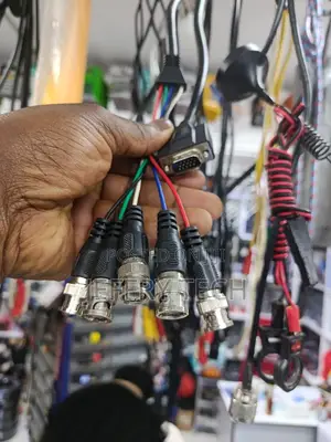 Vga to BNC Cable - Hd15 Vga to 5 BNC - Coaxial High Resolution - Male