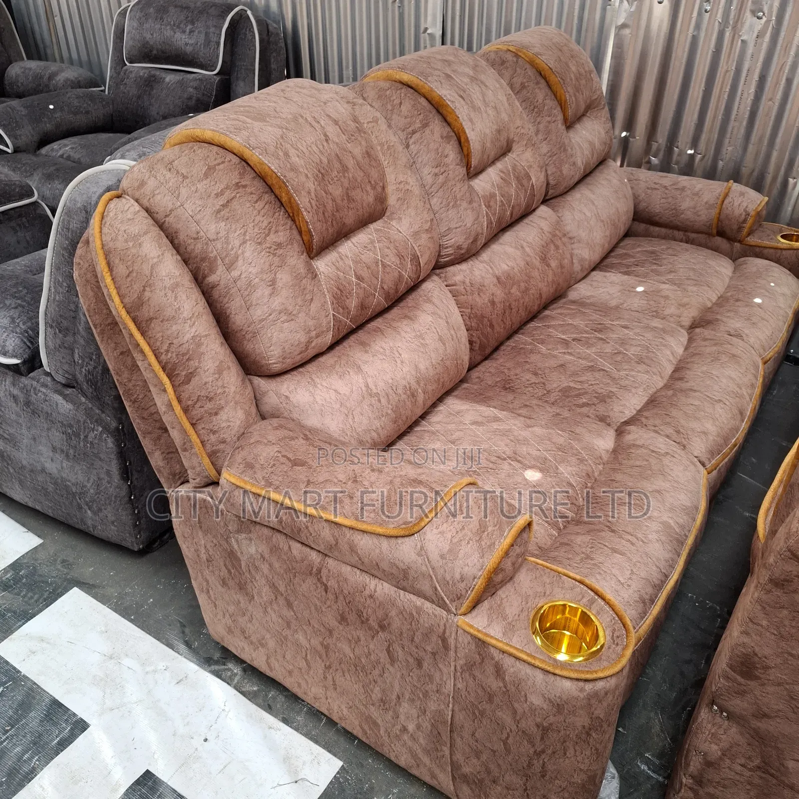 Broad Modern 3-Seater Semi-Recliner Sofas Offers 