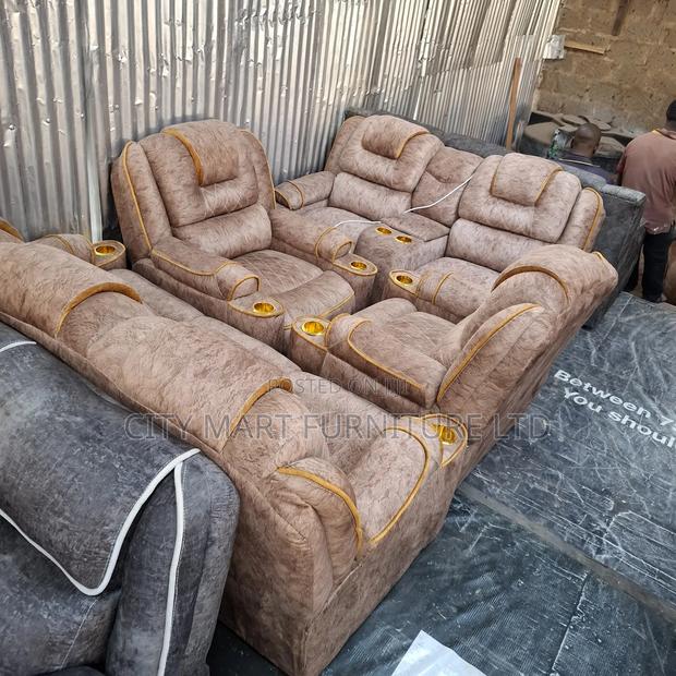 Premium Modern 5-Seater Semi-Recliner Sofas Offers 
