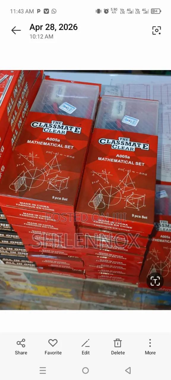 Classmate Quality Clear Geometric Set