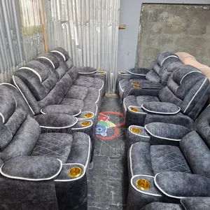 Silky Modern 5-Seater Semi-Recliner Sofas Offers 