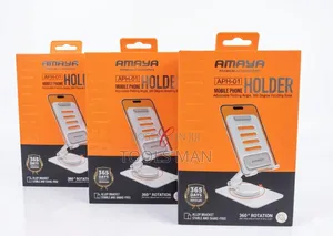 Amaya Aph-01 Metal Adjustable 360 Rotation Folding Phone Stand.