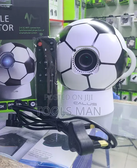 Calus H20 Sphere Portable Smart Wifi Projector - Football Design.