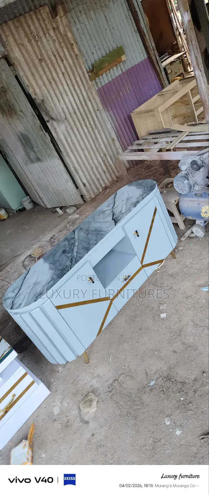 Marble Design Tv Stand