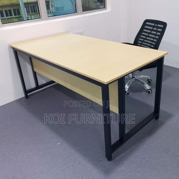 Office Desk : 1.2m Multipurpose Office Table -Sturdy Metallic Stands - thumbnail 2