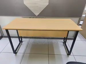 Office Desk : 1.2m Multipurpose Office Table -Sturdy Metallic Stands