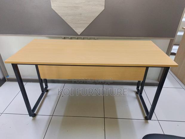 Office Desk : 1.2m Multipurpose Office Table -Sturdy Metallic Stands - thumbnail 3