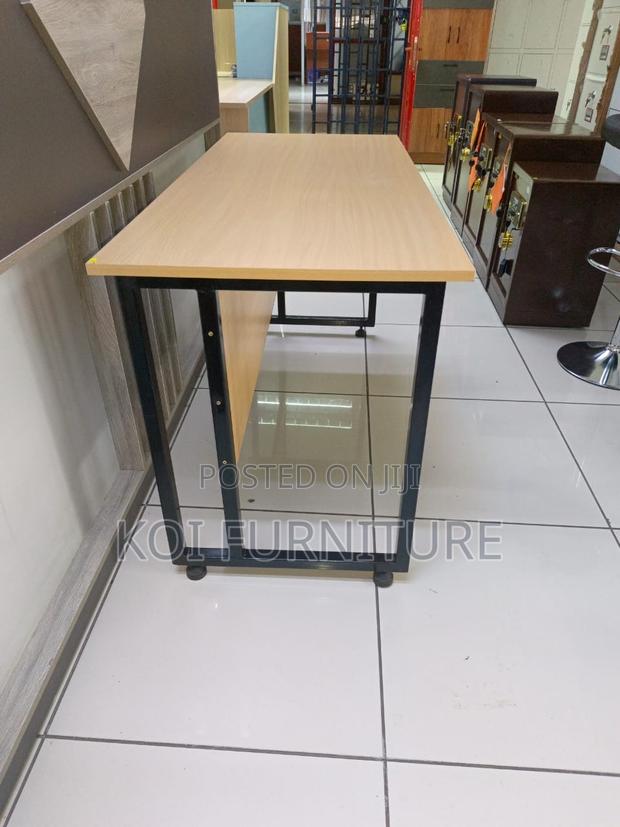 Office Desk : 1.2m Multipurpose Office Table -Sturdy Metallic Stands - thumbnail 4