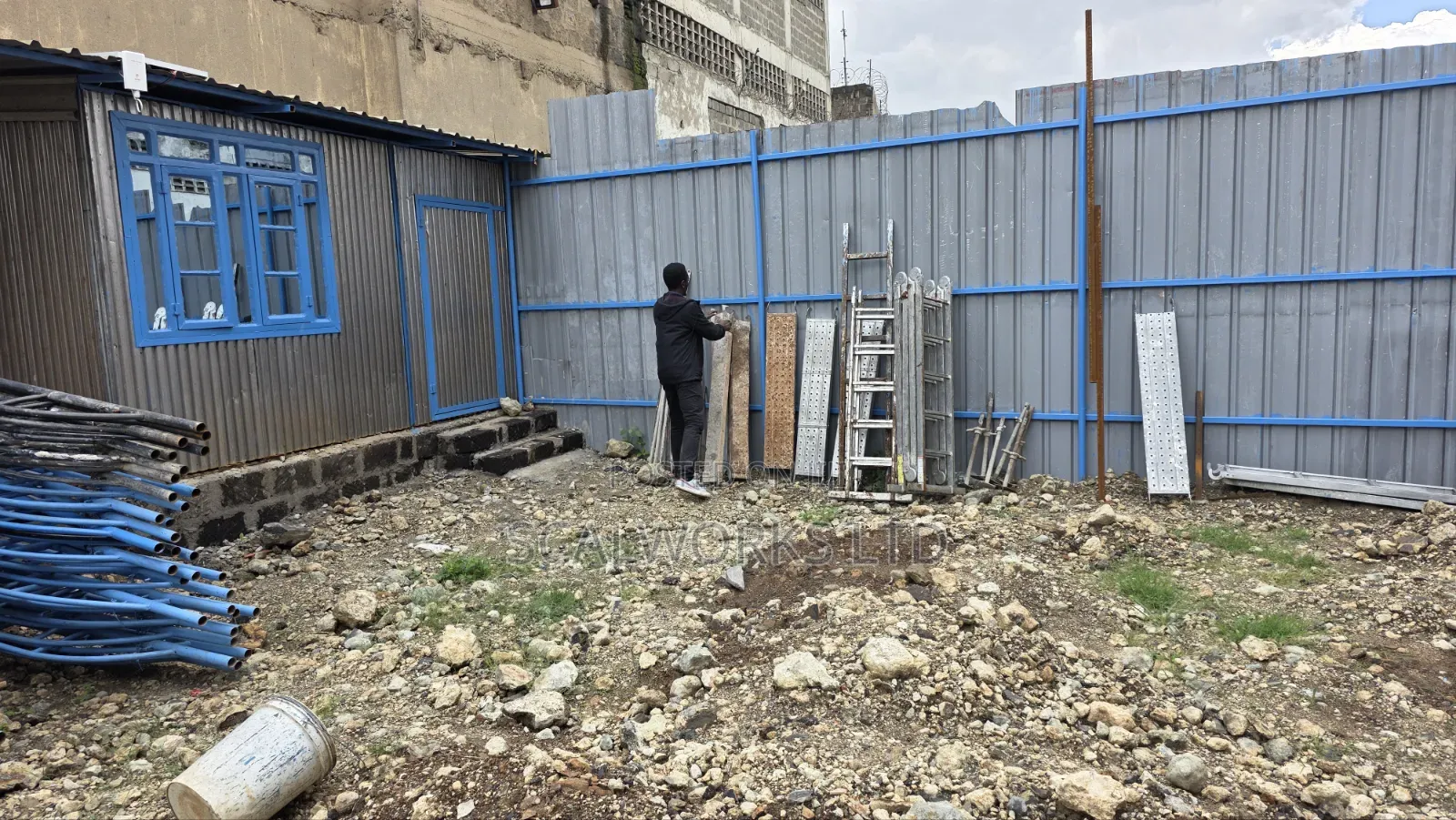 Commercial Yard Space for Lease Industrial Area 20ft by 40ft
