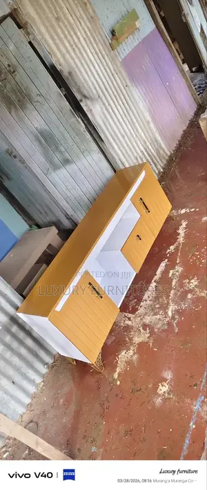 Cherry White Tv Stand
