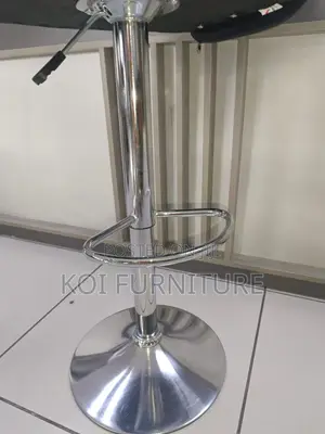 Bar Stool : Modern Black Brayden Adjustable Bar Stool