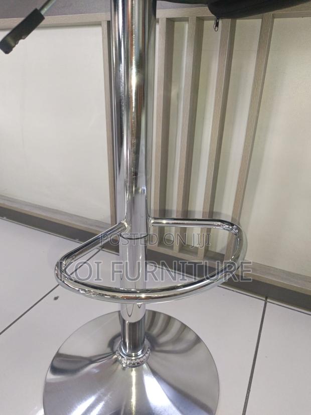 Bar Stool : Modern Black Brayden Adjustable Bar Stool - thumbnail 6