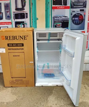 Rebune Refrigerator 90 Litres Single Door Silver