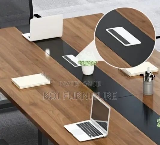Office Table : 2.4m by 1.2m Modern Wooden Boardroom Table