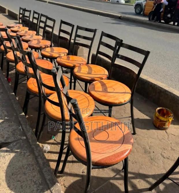 Mahogany Low Flat Chairs - main view