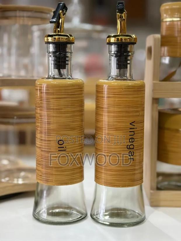 Oil and Vinegar Glass Dispenser Bottle 500ml