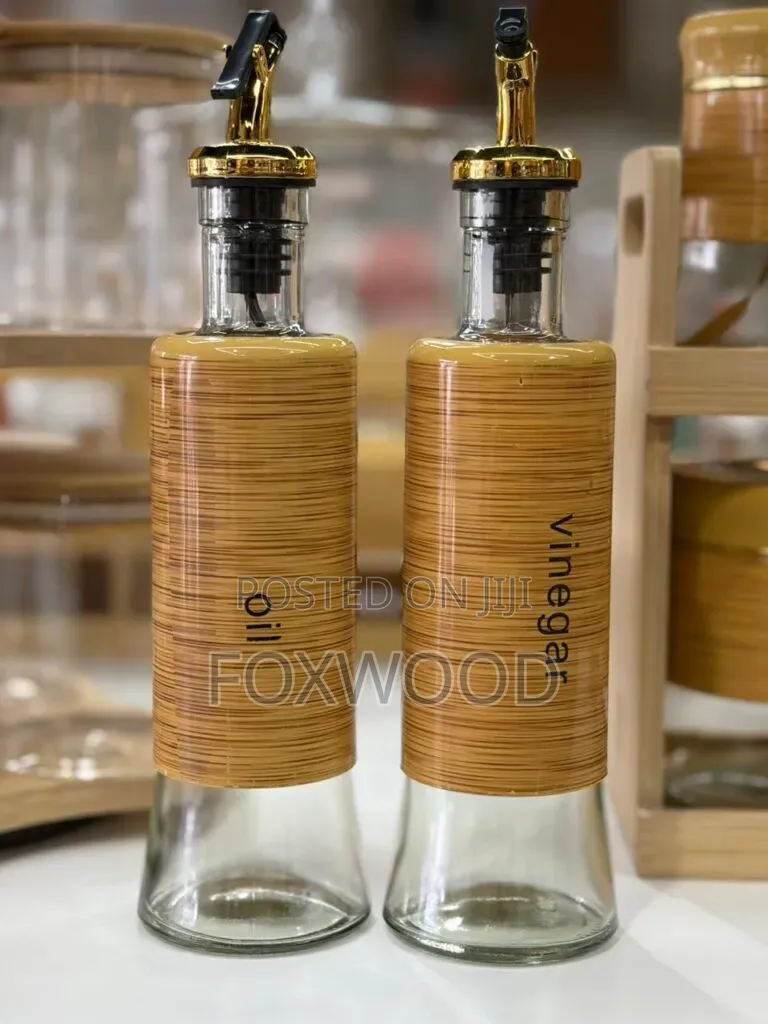 Oil and Vinegar Glass Dispenser Bottle 500ml