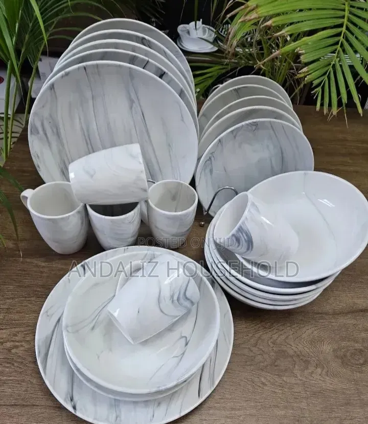 24pieces Marble Dinnerset