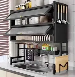 Best Quality 2 Layer Over The Sink With Glass Acrylic Cover