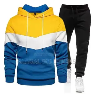 Men's 2-Piece Color Block Tracksuit Set