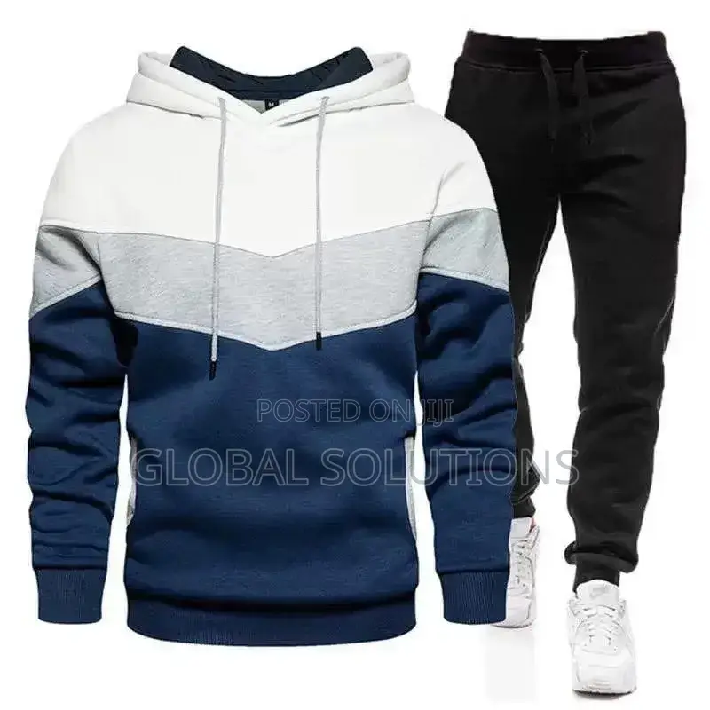 Men's 2-Piece Color Block Tracksuit Set