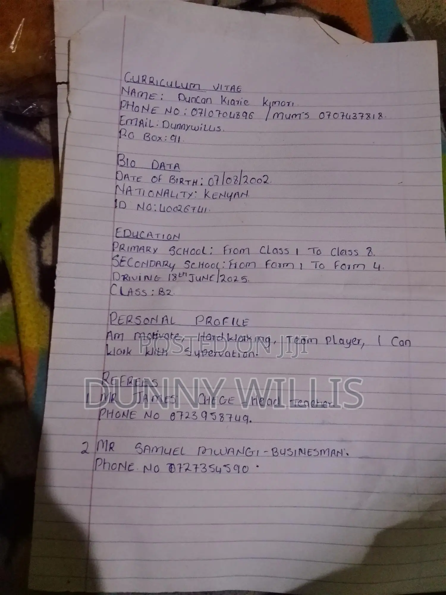 Available Opportunity