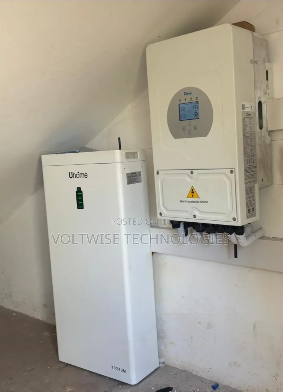 Heavy-Duty 6kw Solar Setup – Deye Inverter + Huge 10240m Uhome Battery