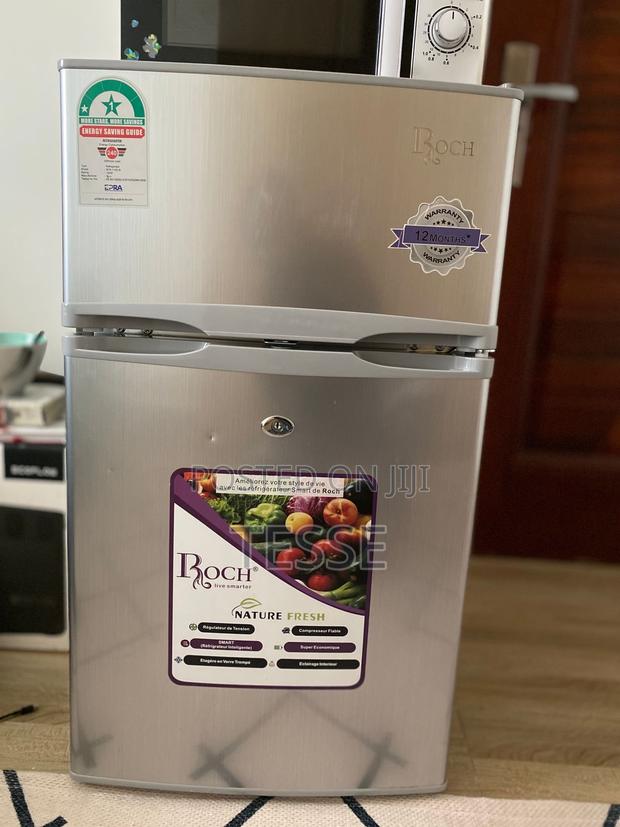 85 Litres Roch Double-Door Fridge (Grey) - thumbnail 4
