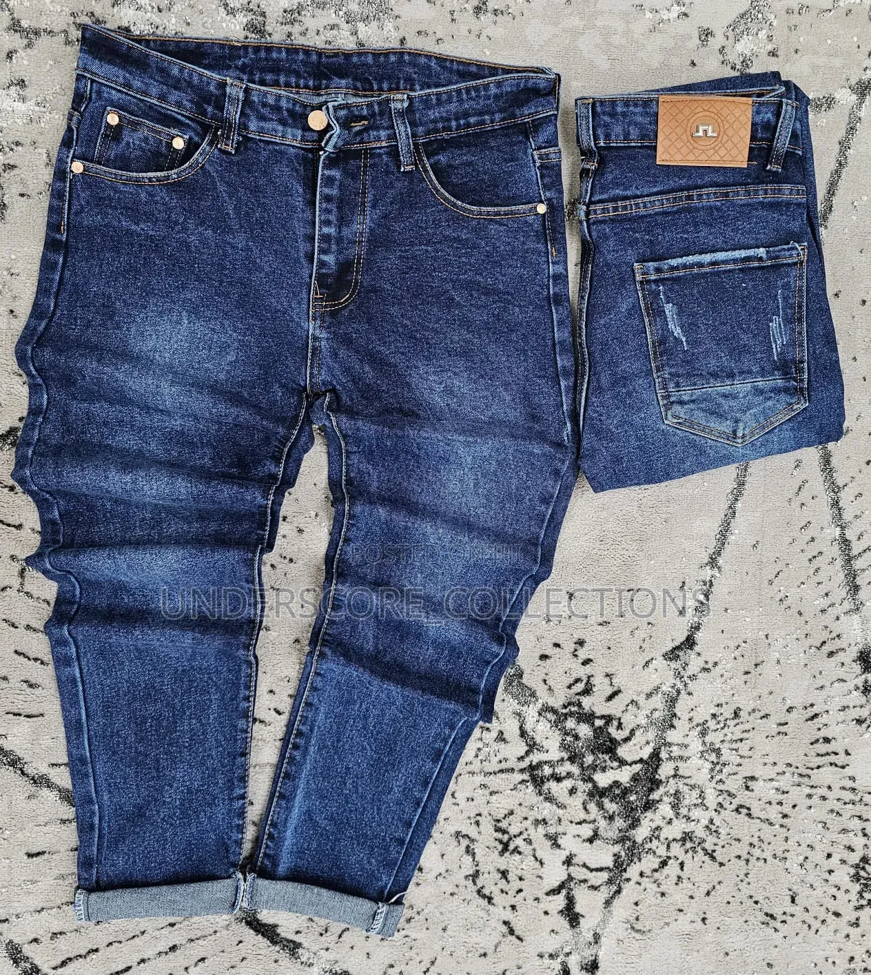 Men High Premier Denim Pants