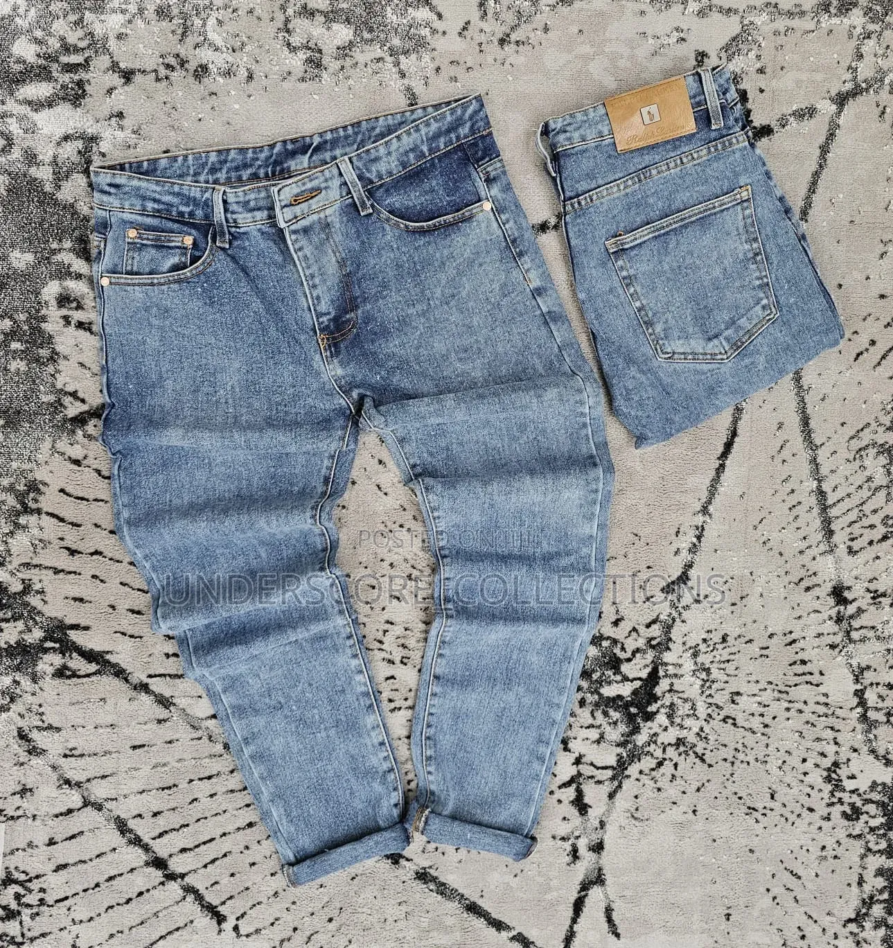 Men High Premier Denim Pants
