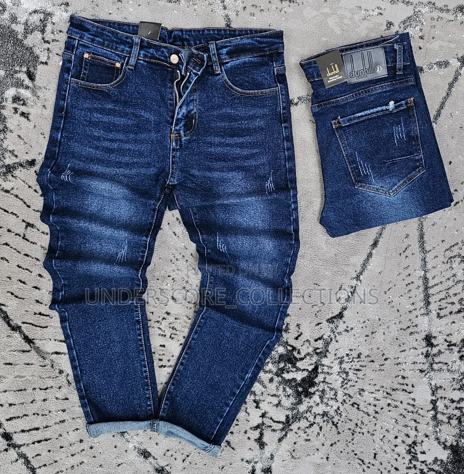 Men High Premier Denim Pants