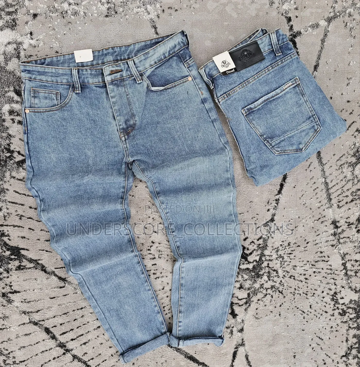 Men High Premier Denim Pants