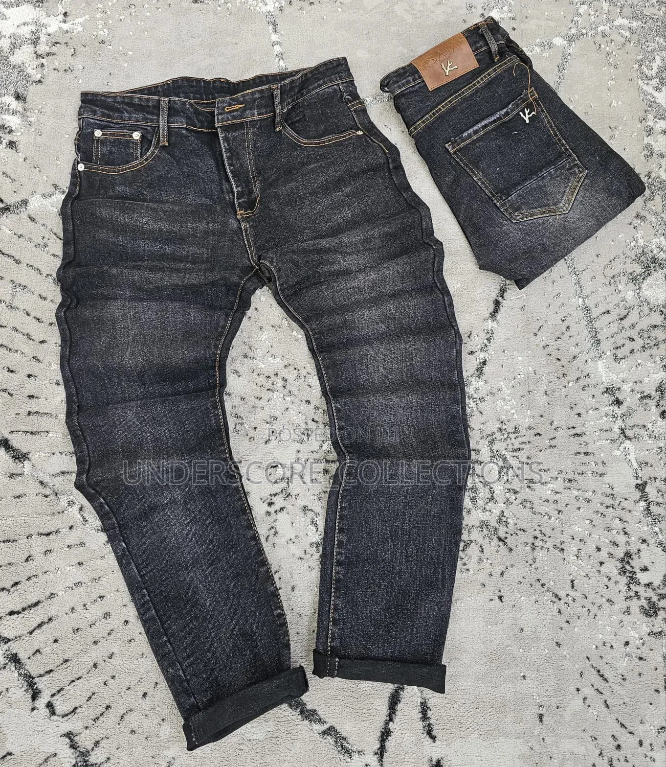 Men High Premier Denim Pants