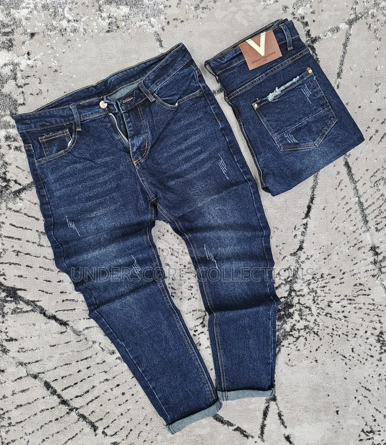 Men High Premier Denim Pants