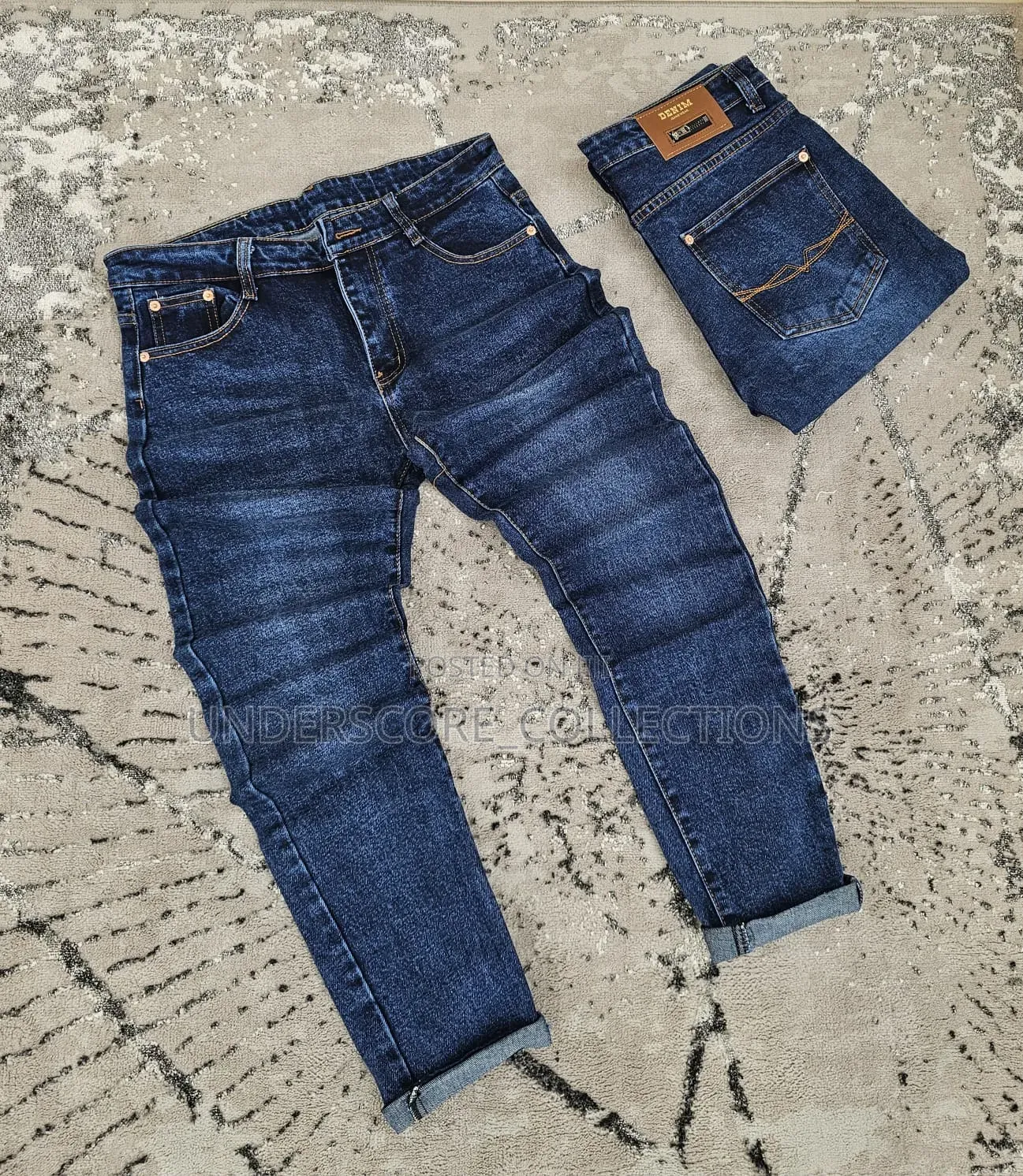 Men High Premier Denim Pants