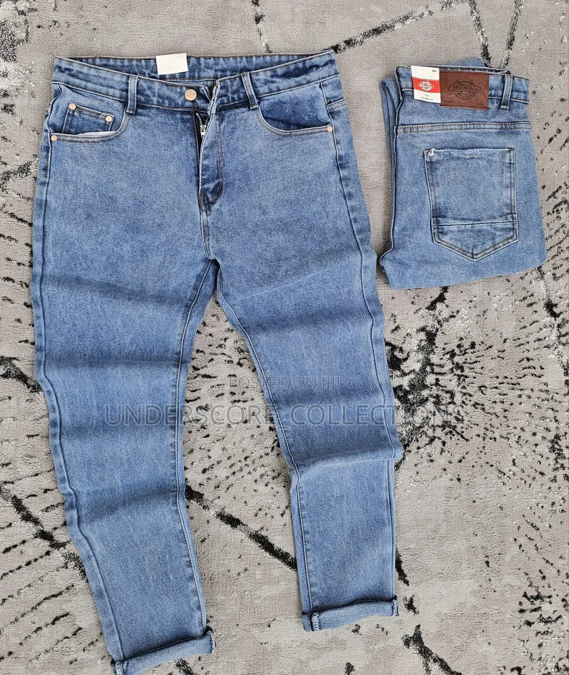 Men High Premier Denim Pants