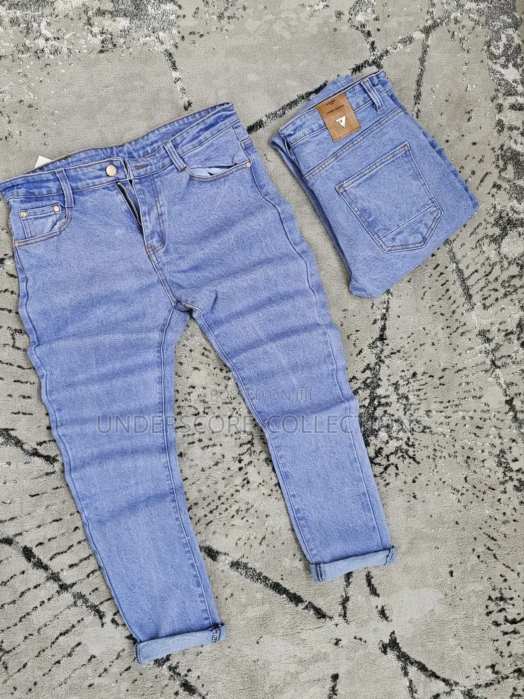 Men High Premier Denim Pants