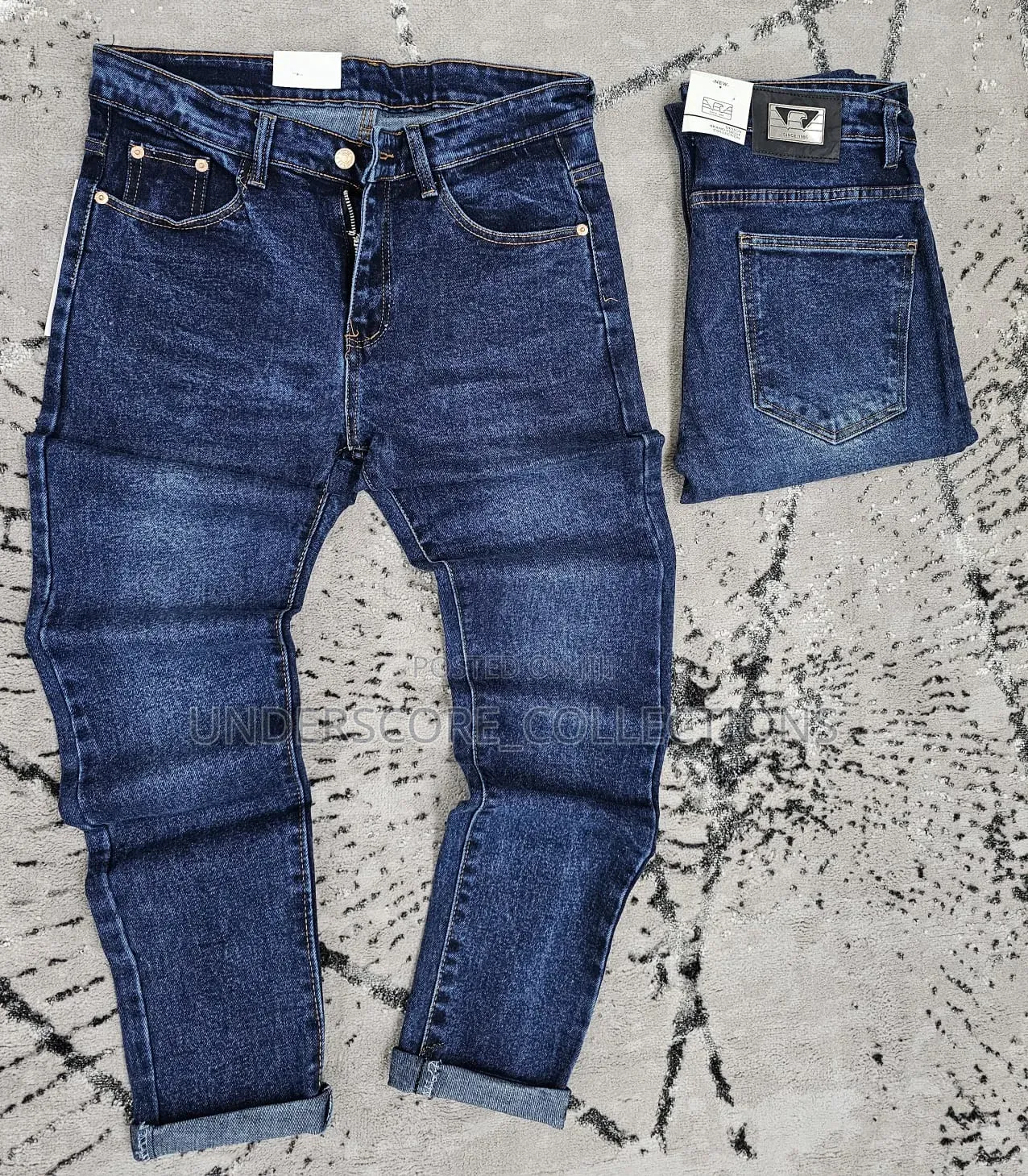 Men High Premier Denim Pants