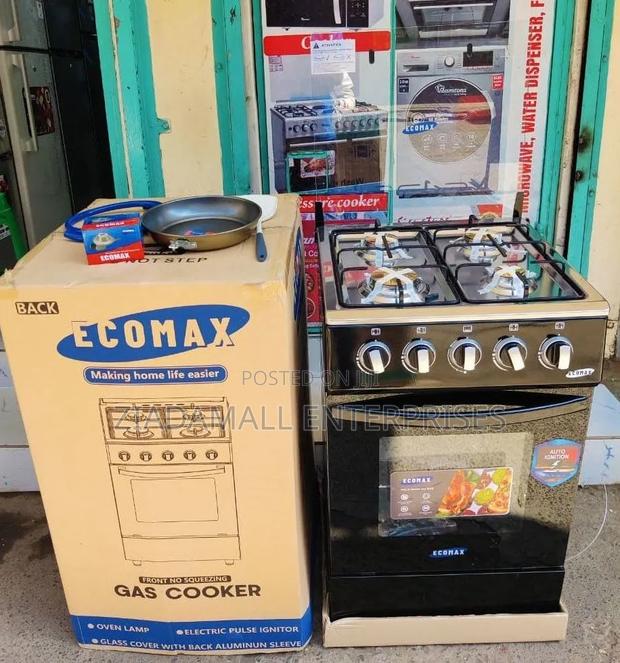 *Ecomax 4gas Electric Oven 50×55 Jet Burners, Rotisserie Brand New