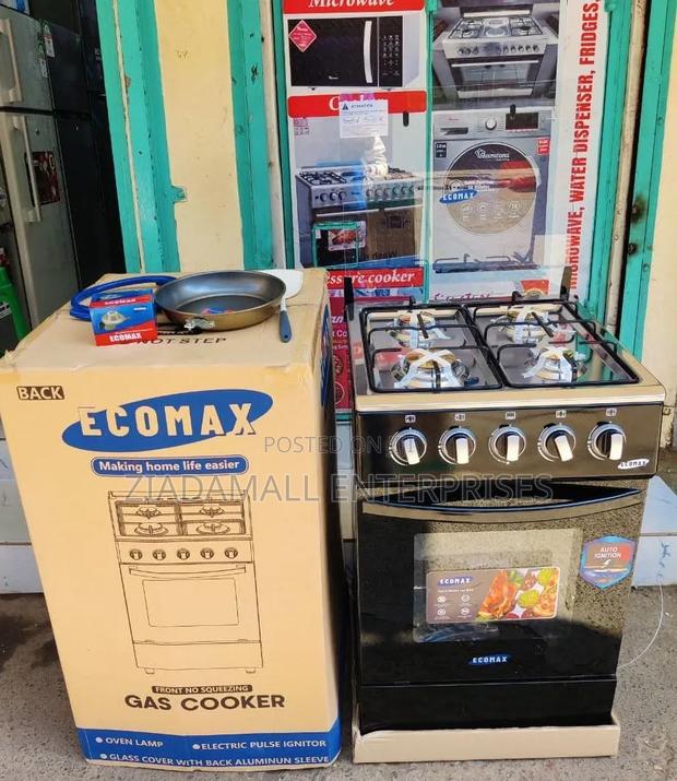Stylish Ecomax Cooker 50*55 Full Gas With Electric Ovenrotisserie