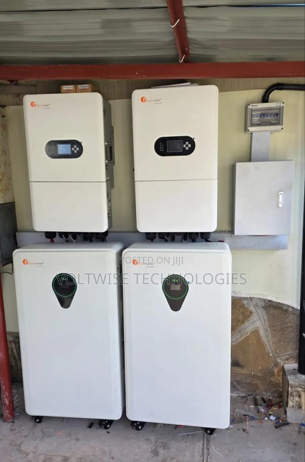 24kw Felicity Hybrid Solar Setup – Dual Inverters + 50kwh Battery Bank