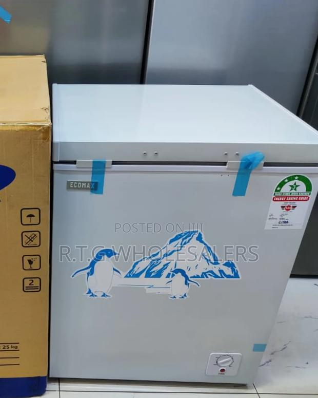 Ecomax Deep Freezer 119l With Free Fridge Guard