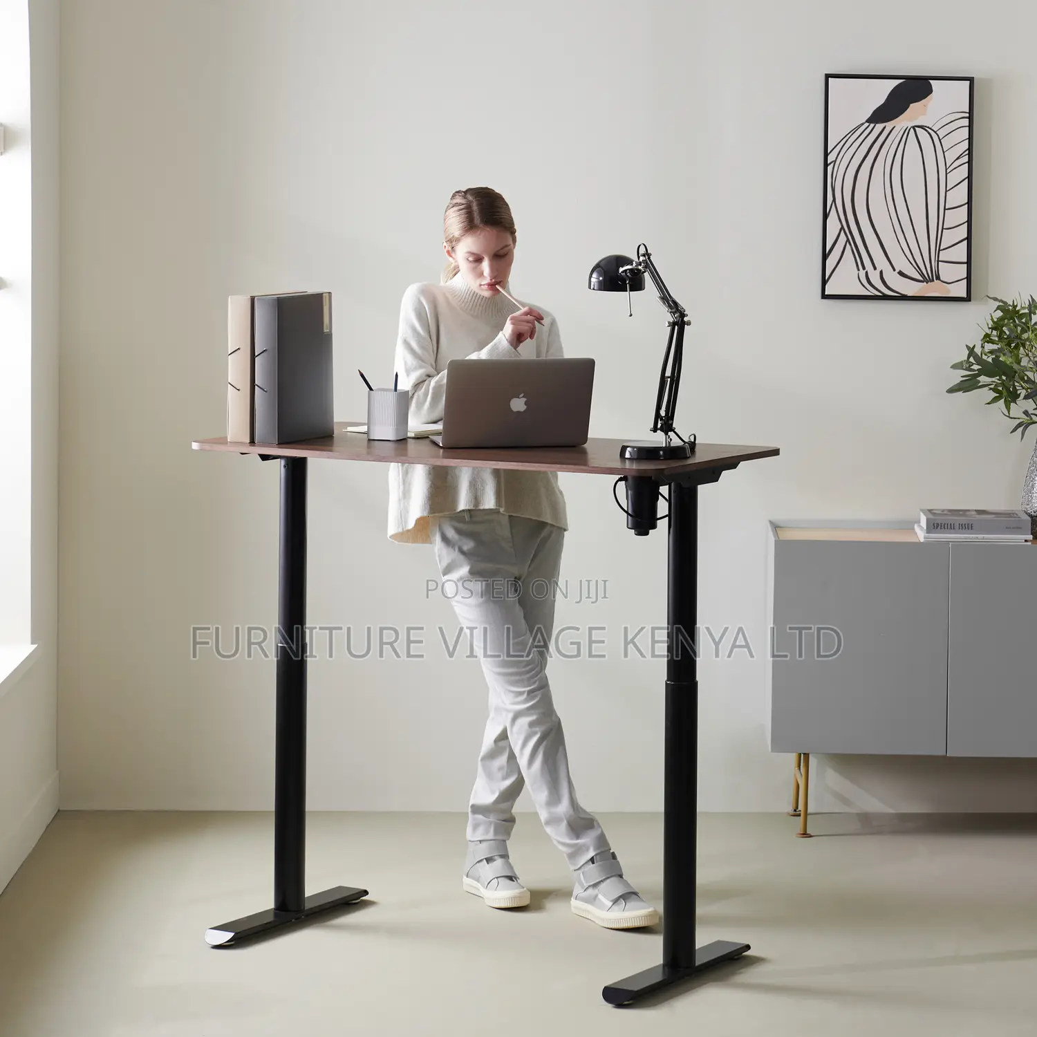 1200mm Ergonomic Quiet Lift Standing Desk.